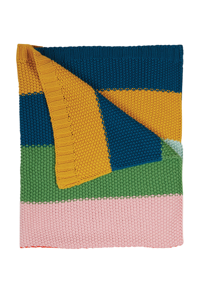 Frugi - Cuddle Up blanket: Rainbow