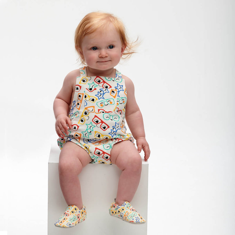 
            
                Load image into Gallery viewer, The Bonnie Mob - Marina Bubble Romper: Sunnies
            
        