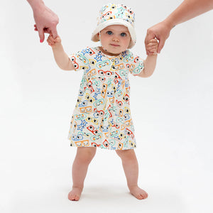 The Bonnie Mob - Mira Printed Dress with Pockets: Sunnies