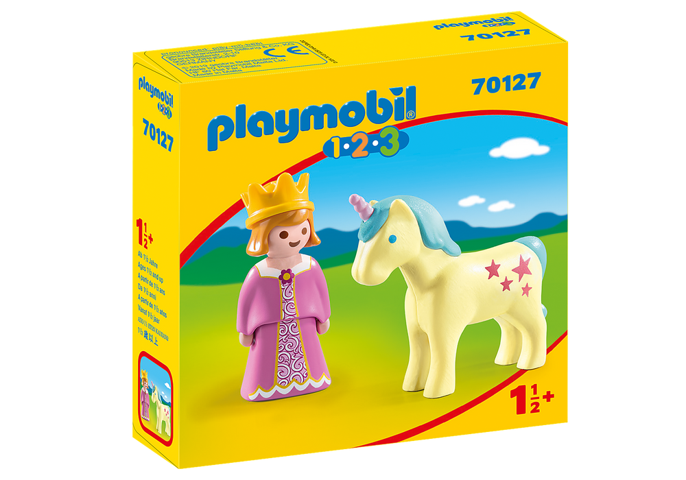 Playmobil 1.2.3. - Princess with Unicorn