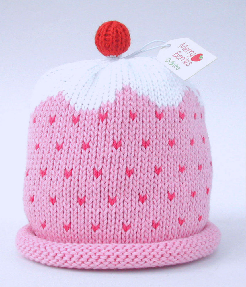 
            
                Load image into Gallery viewer, Merry Berries - &amp;#39;Pink Cupcake&amp;#39; Hat
            
        