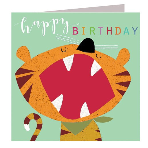 
            
                Load image into Gallery viewer, Mouthies Greetings Card Tiger MY05
            
        